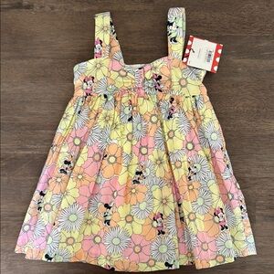 NEW Minnie Mouse Floral Cartoon Dress